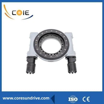 Kettős csiga forgatható hajtás teleszkópos munkaplatformhoz